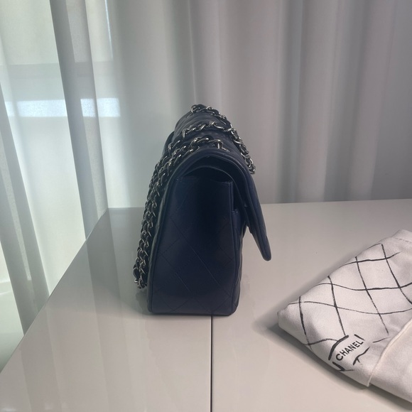 Chanel jumbo double flap, lambskin, blue🫐 - Picture 6 of 9